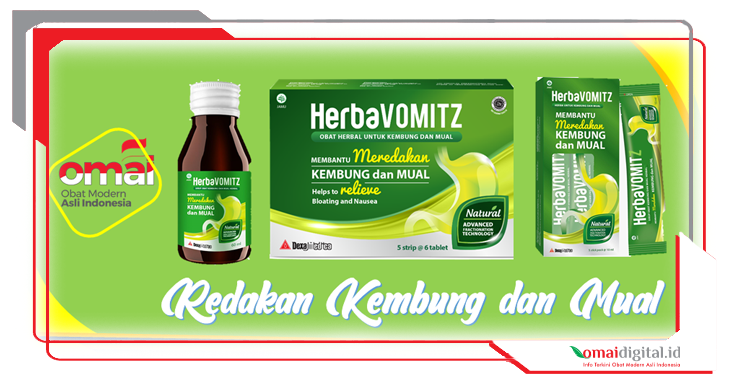 OMAI HerbaVOMITZ Redakan Kembung dan Mual